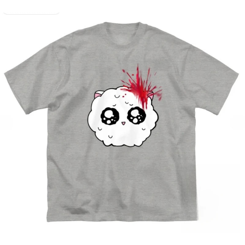 Fashionable men's pattern printed T-shirt, 100% cotton loose short-sleeved high-quality casual T-shirt