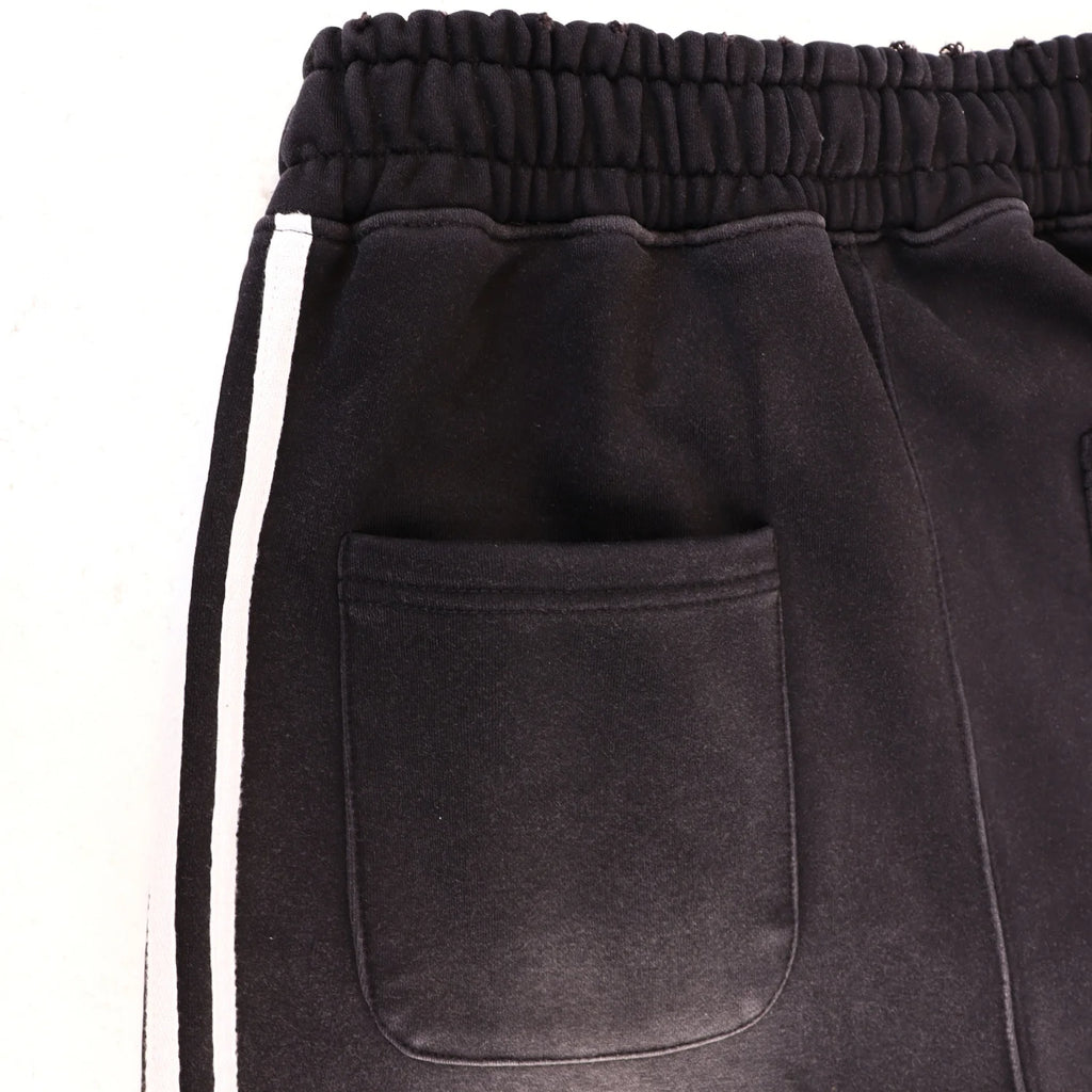 25ss High Quality Vale Washed Distressed  Hoodies Sweatpants Clothes Men Women Winter Autumn Casual Loose VALLEY  Pants