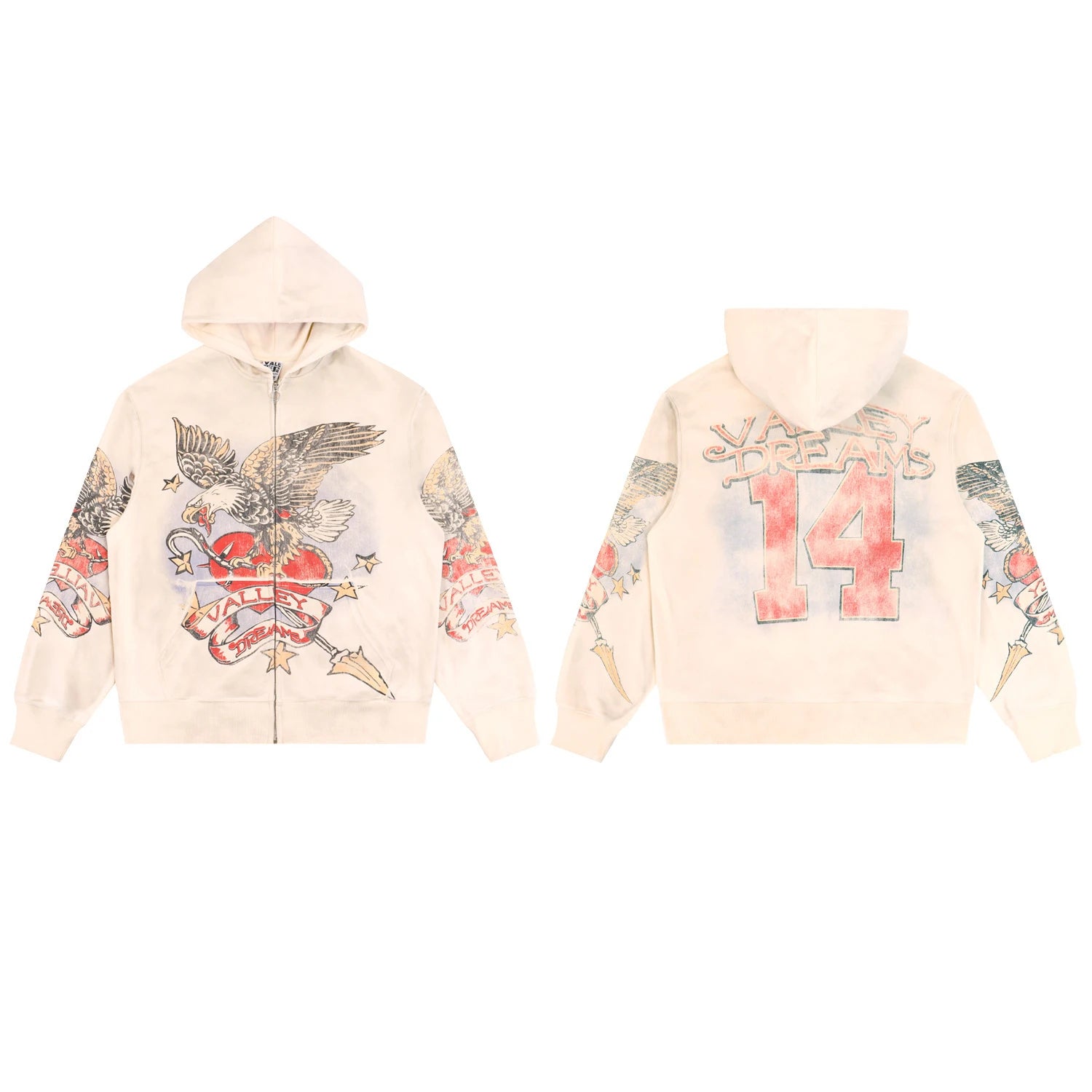 New Fashion Autumn Graffiti Letter Print Terry Hooded Hoodies for Men and Women Pullover Hip Hop Loose Cotton Sweatshirts