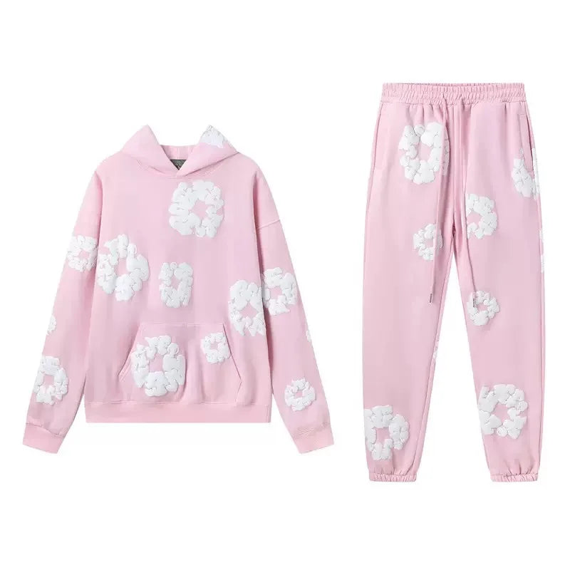 DENIM TEARS brand hot selling new fashionable foam cotton printed hoodie, European and American fashionable men's sports suit
