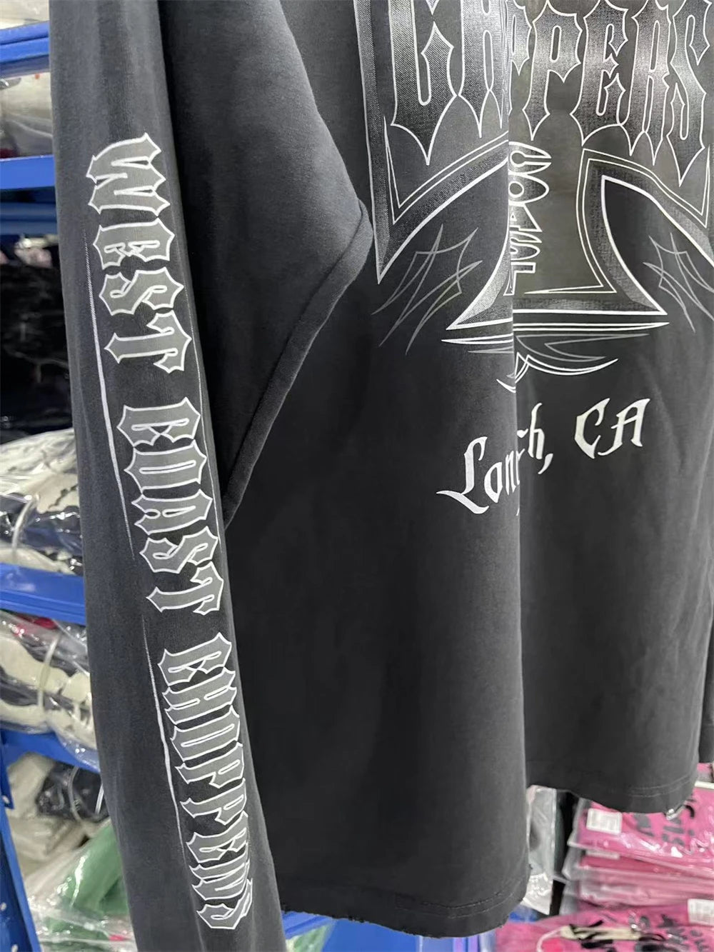 Vintage West Coast Choppers 25SS Rare Edition Long Sleeves T Shirt Men Women Iron Cross Tee Tops T-Shirts