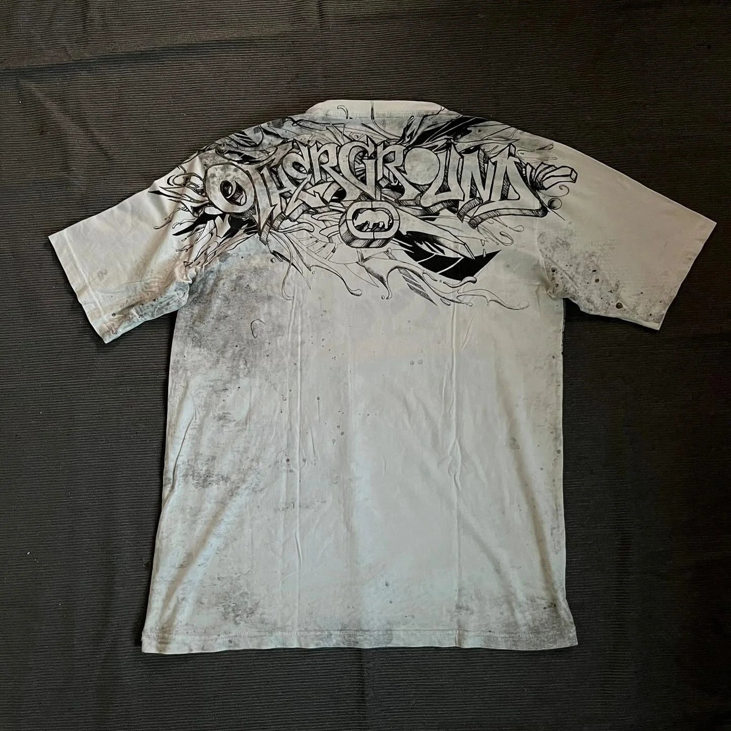 Rebel Y2K Vintage Tee Ecko Rhino Graphic Print Oversized Streetwear Shirt for Men & Women Unisex Cotton Couple Top with Attitude