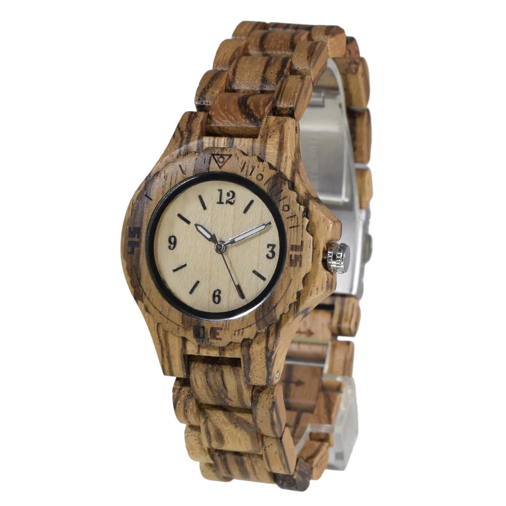 Wooden Watches  Natural Handmade Wood Watch with Gift For Women