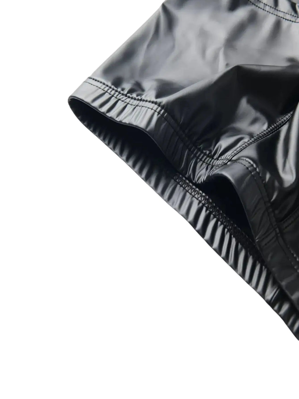 1pc men's PU leather flat corner shorts, sexy, suitable for dress up parties, adult novelty, nightclub parties, sweet gifts