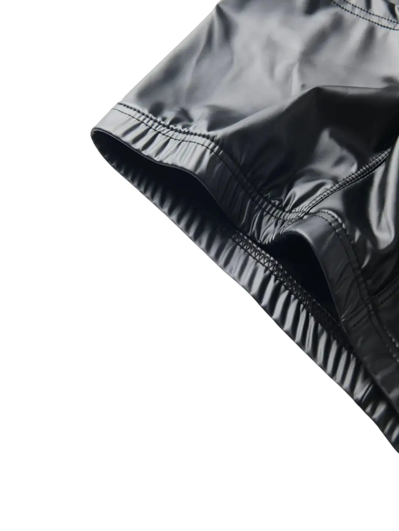 1pc men's PU leather flat corner shorts, sexy, suitable for dress up parties, adult novelty, nightclub parties, sweet gifts