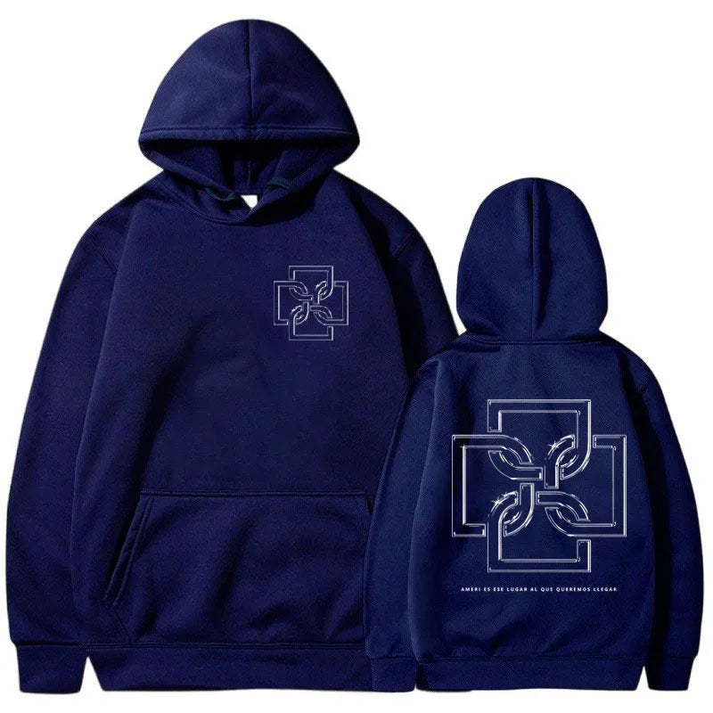 Rapper Duki Ameri Tour 2024 Hoodie Men Women Fashion Hip Hop Album Vintage Hooded Sweatshirts Oversized Fleece Hoodies Pullover