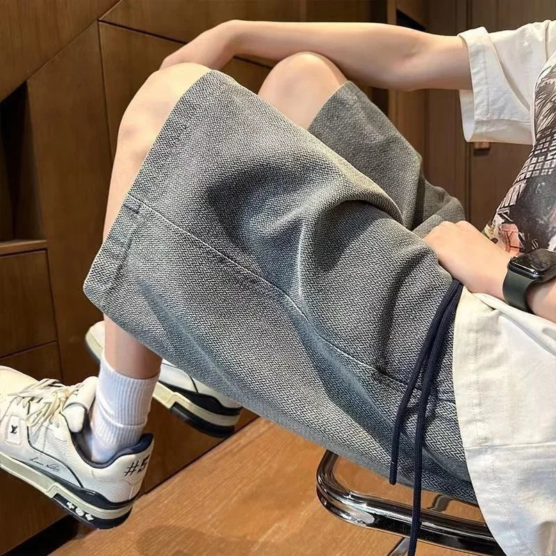 Men's Shorts Jeans Blue Denim Jorts Baggy Harajuku Pants Streetwear Y2k Unisex Oversize Korean Fashion Vintage Summer Clothes