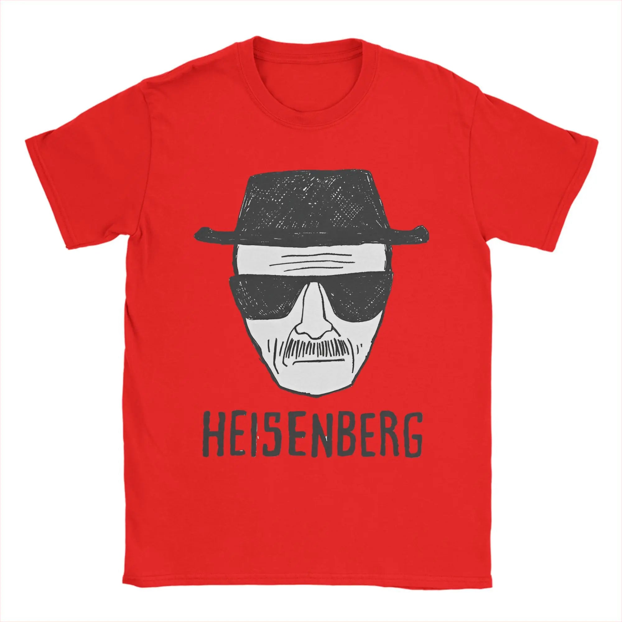 Breaking Bad  Heisenberg Drawing Merch Men Women T Shirt 100% Cotton Tee Printed  Tops T-shirt