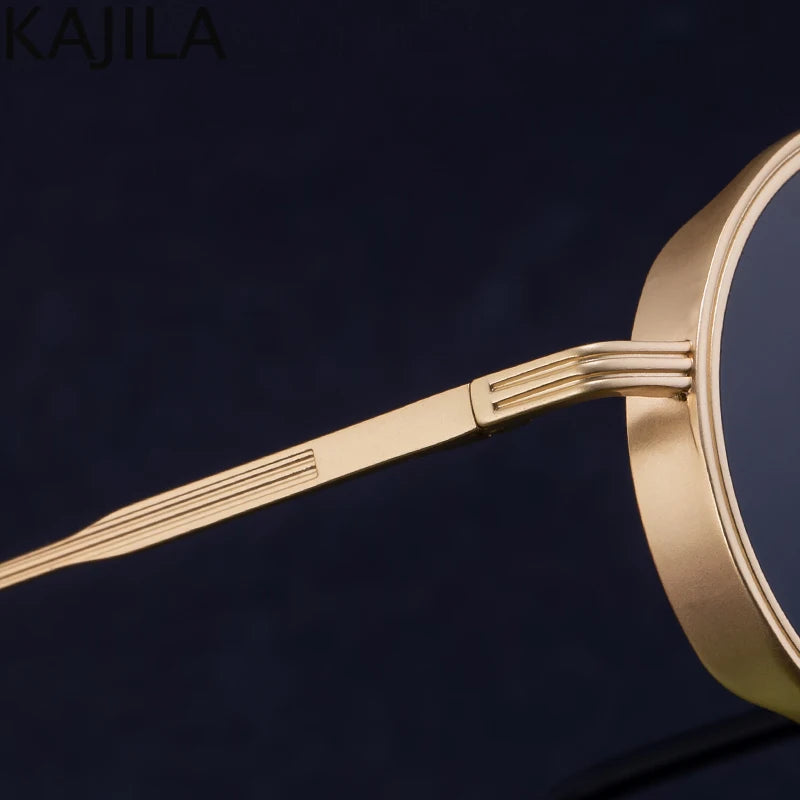 Vintage Small Frame Round Steampunk Sunglasses Men 2026 Luxury Brand Classic Metal Punk Sun Glasses For Women Driving Eyewear