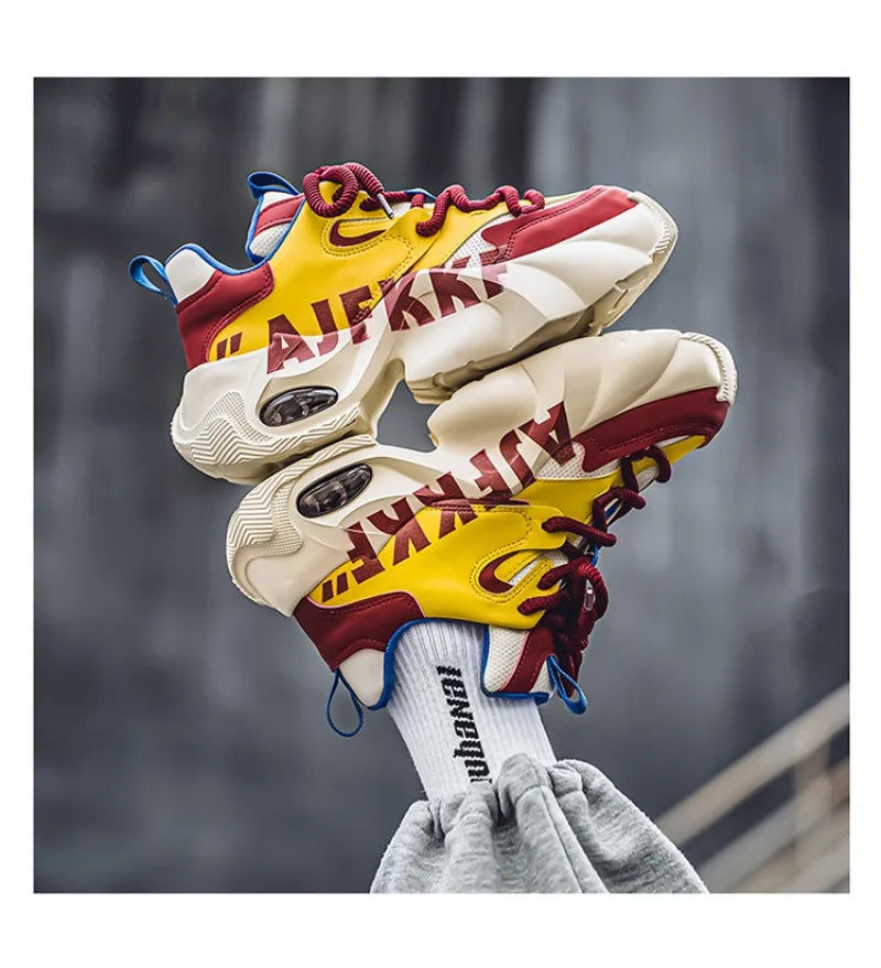 Sneakers for Men Fashion Versatile Men Comfortable Casual Shoes Thick-soled Height-increasing Men Shoes Tênis Zapatillas Deporte