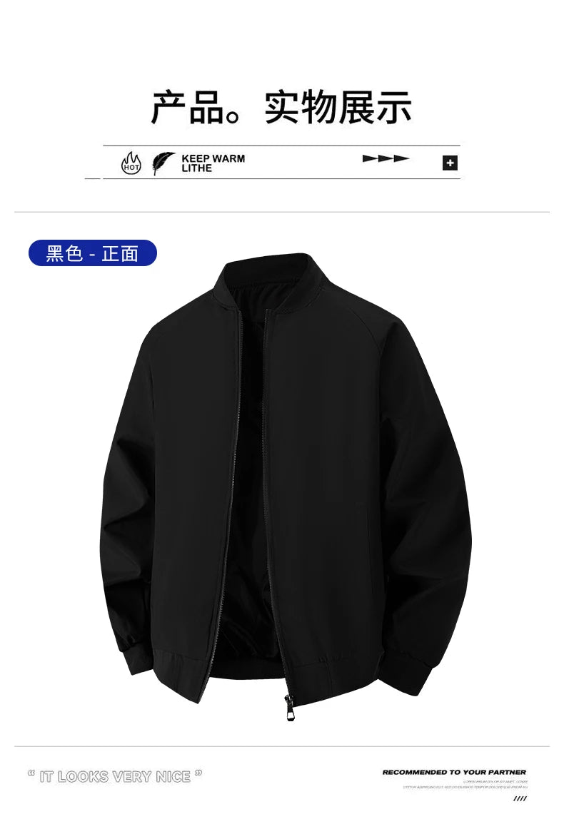 Mens Jacket Spring Autumn Outdoor Sports Casual Coats Men Waterproof Breathable Men Clothing Bomber Jacket Men Varsity Jacket