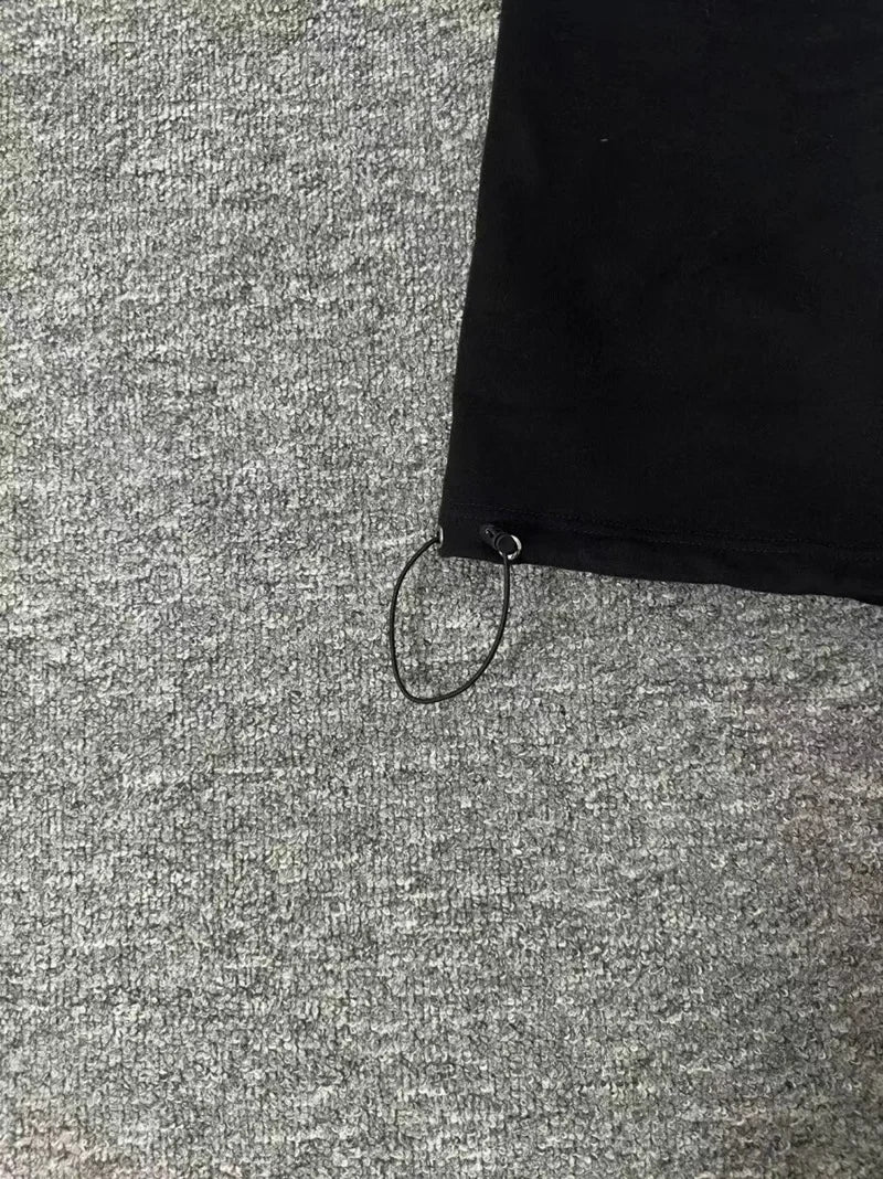 Men Women Couple Jogger Drawstring Pants Best Quality Cotton Trousers Simple Patch Embroidered Logo Stitching Mertra Sweatpants