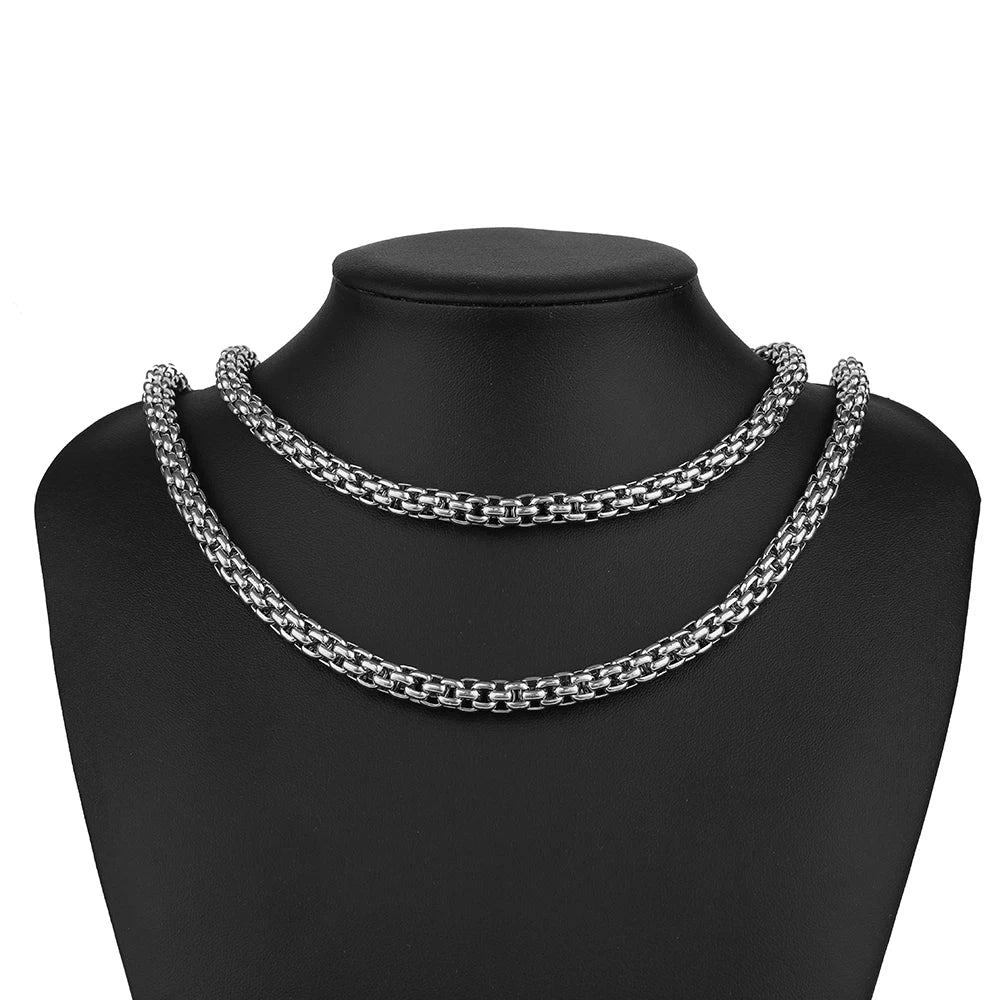 1 Meter Stainless Steel 304 Chunky Knot Big Chains DIY Jewelry Making Accessories Hip Hop Necklaces Findings Bracelets Supplies