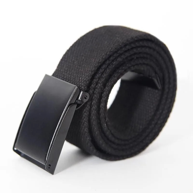 Men's Belt Fashion New Unisex Trousers Belt Women's Belt Canvas Belt Breathable Outdoor Tactical for Jeans Adjustable Waist Belt