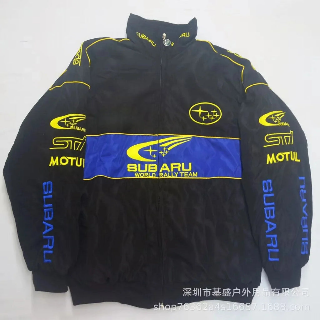 Subaru F1 racing suit, embroidered jacket, motorcycle, bicycle, sports jacket