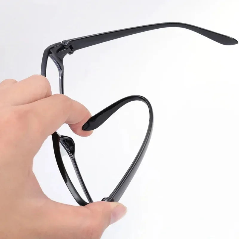 Small Square Frame Glasses Women Retro Harajuku Eyeglasses Clear Reading Spectacle Blue Light Blocking Eyewears