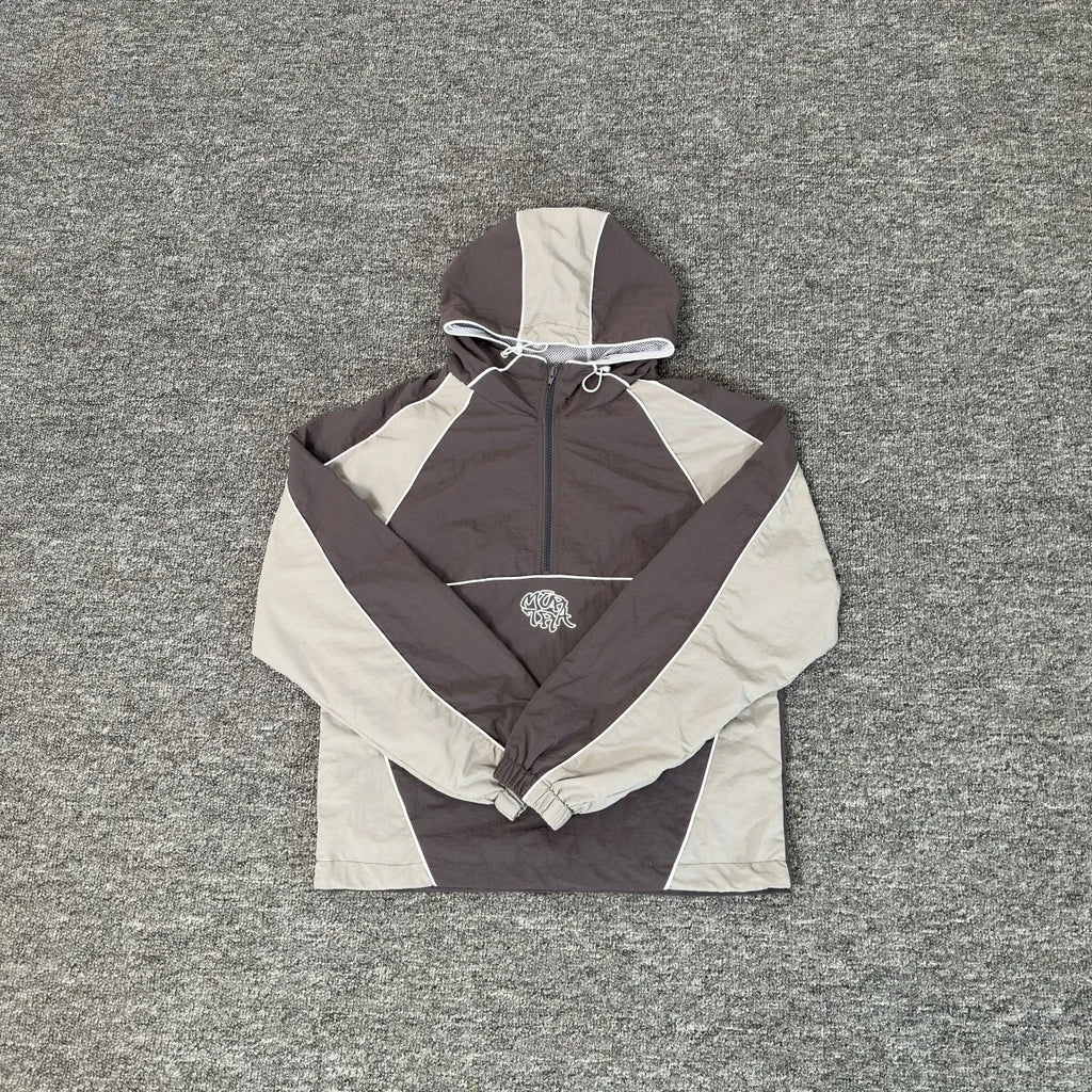 Embroidery Mertra Elastic Waist Inside Mesh Patchwork Drawstring Sweatpants Pants High Quality Vintage Jogger Trousers