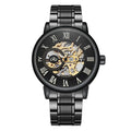 Watches, fully automatic mechanical watches, foreign trade watches for men, men's through-the-bottom hollow mechanical watches