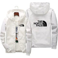 2026 New European and American Men's Fashion Jacket, Windproof and Waterproof Zipper Hooded Overcoat, Spring and Winter Outdoor