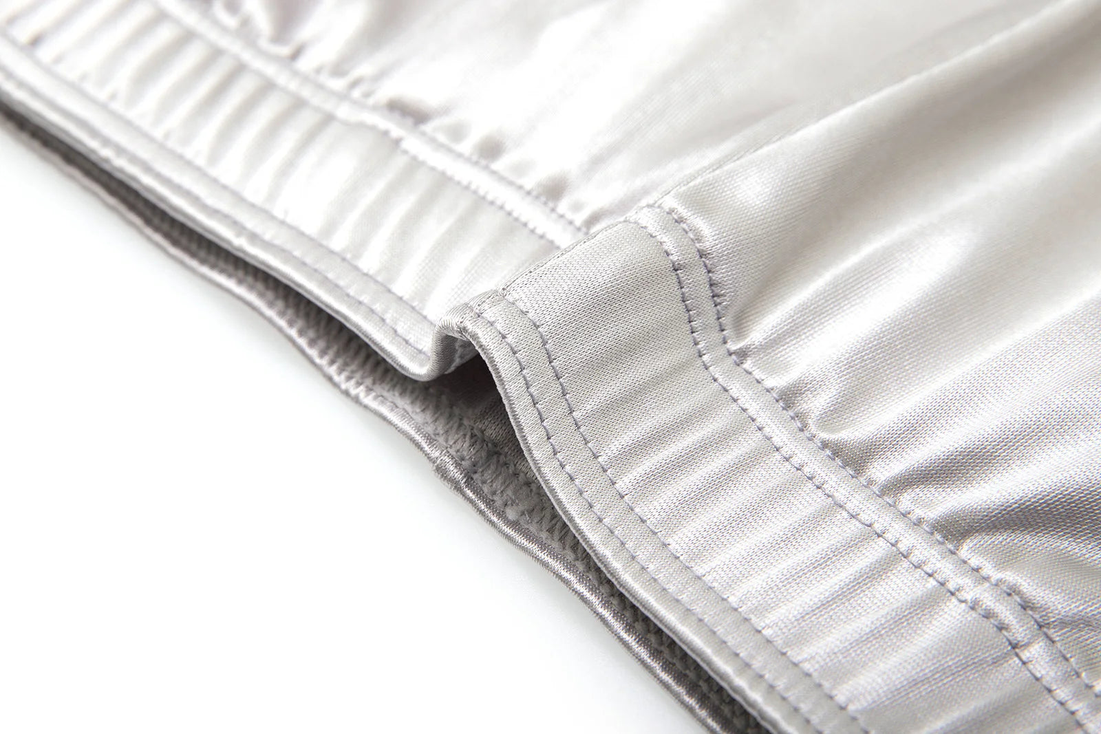Men's Summer Silk Satin Solid Color Loungewear Shorts Casual Loose Home Pajamas Sleep Soft Bottoms Boxer Cool And Comfortable