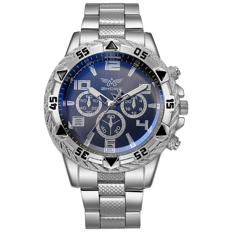Mens Reloj Luxury Brand Watches For Mens Fashion High Quality Luxury Simple WristWatch Business Full Steel Sports Male Clock