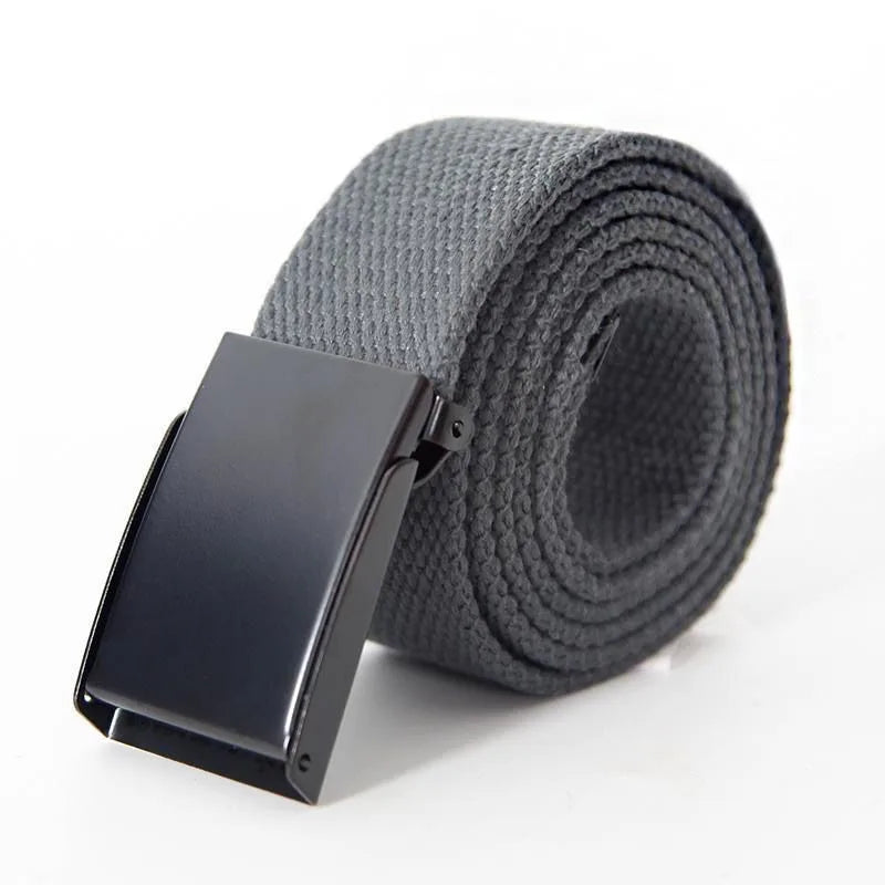 Men's Belt Fashion New Unisex Trousers Belt Women's Belt Canvas Belt Breathable Outdoor Tactical for Jeans Adjustable Waist Belt