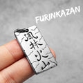 Sun Tzu's Art of War Furinkazan Stainless Steel Men Necklaces Pendant Chain Punk Rock Vintage For Women Jewelry Gifts Wholesale