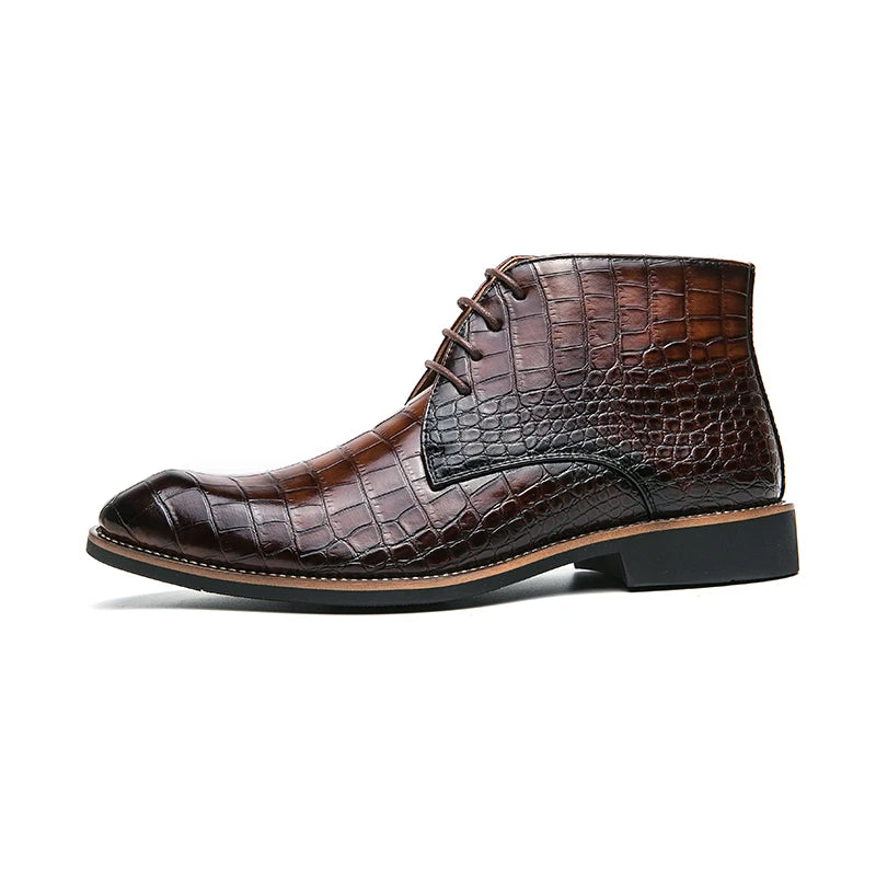 Mens Leather Designer Handmade Winter Spring Luxury Wedding Boots for Men Casual Chelsea Dress Business Formal Shoes Footwear