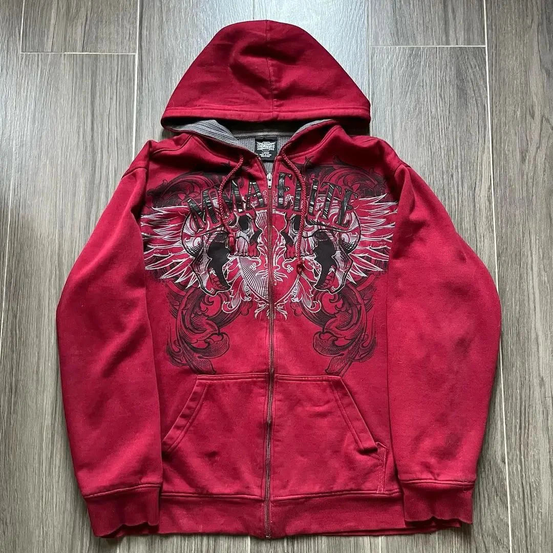 American Gothic Ro Skull Bones Oversized Hoodie Y2K Hip Hop Sle Streetwear No Brand Svel Other Material 00%