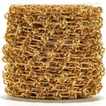 1 Meter Stainless Steel Gold Chunky Knot Big Chains for DIY Hip Hop Men Necklaces Findings Bracelets Supplies Jewelry Making