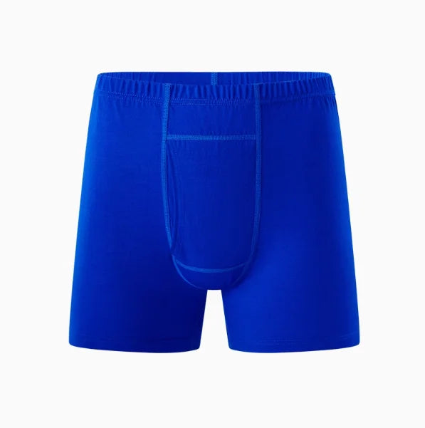 Men's 100% Merino Wool Boxer Briefs Outdoor Sports Long Leg Men Underwear Boxers Soft Breathable No Odor Man Boxershorts