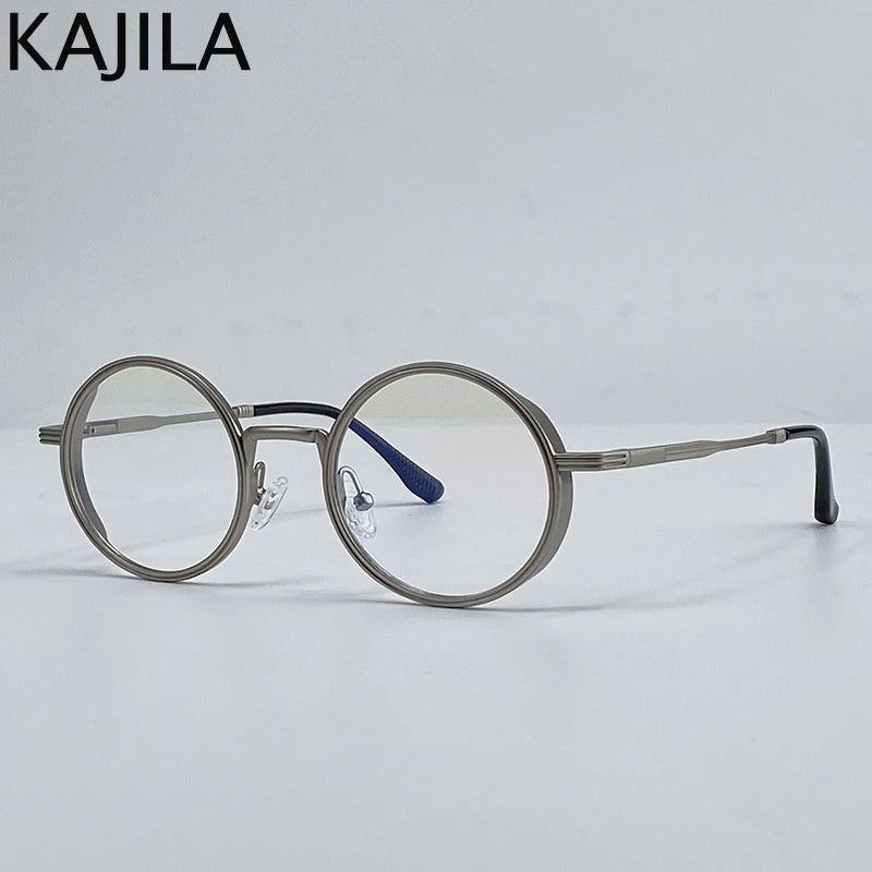 Vintage Small Frame Round Steampunk Sunglasses Men 2026 Luxury Brand Classic Metal Punk Sun Glasses For Women Driving Eyewear