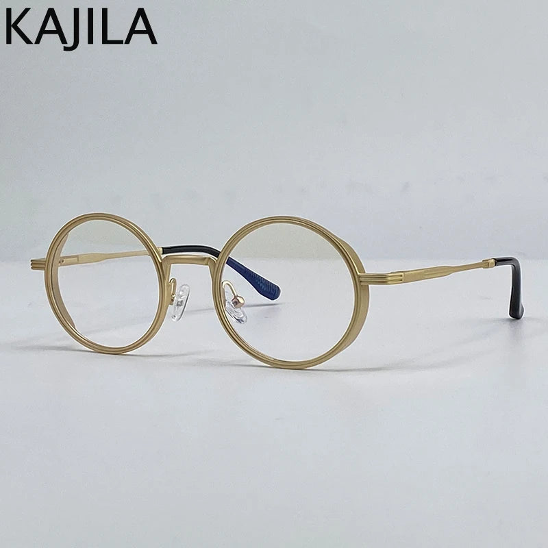 Vintage Small Frame Round Steampunk Sunglasses Men 2026 Luxury Brand Classic Metal Punk Sun Glasses For Women Driving Eyewear
