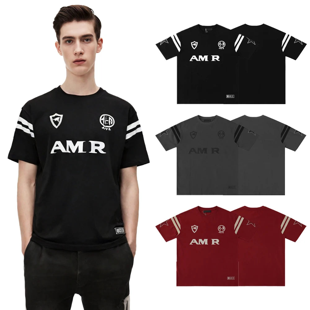 New Summer Clothing Y2k Graphic T Shirts Streetwear Casual Cotton Hiphop Street Style Retro Patchwork Short Sleeve Tees for Mens