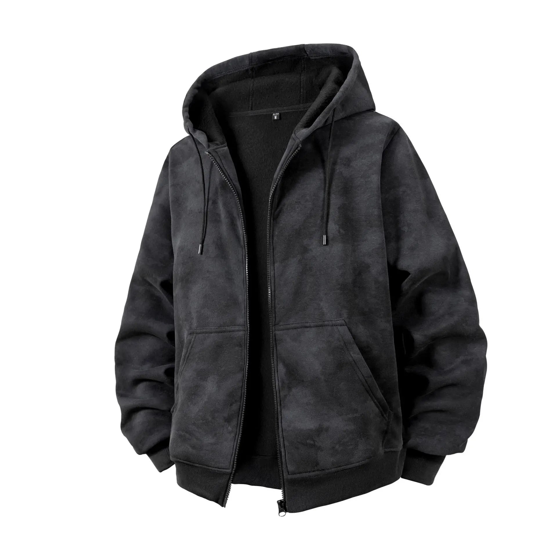 Man Hoodie Autumn European-Size Jacket Hooded Sweatshirt Men'S Spring And Autumn Top Women'S Bag Fishing Blouse Zip-Up