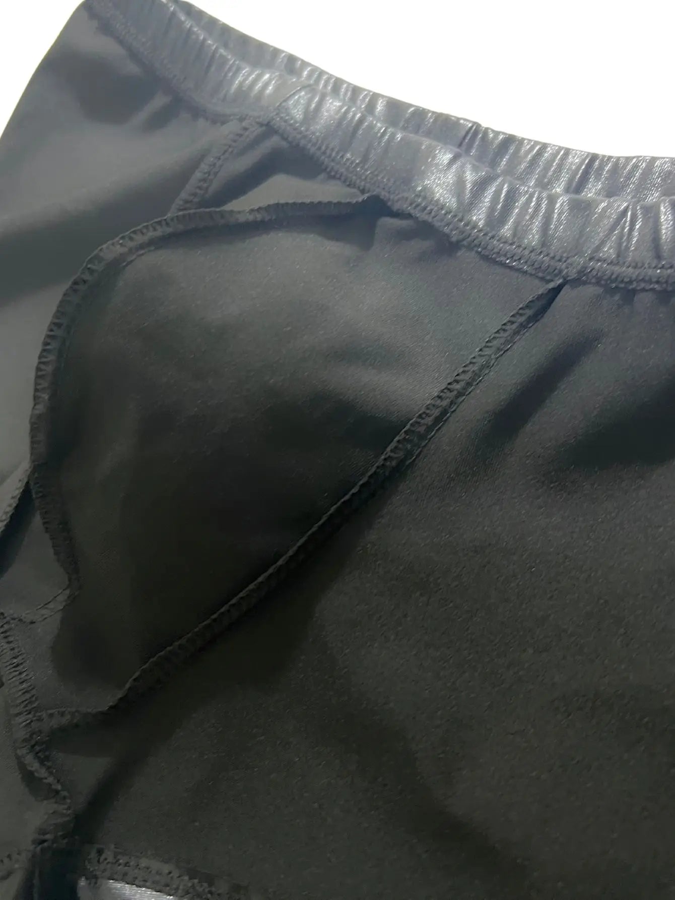 1pc men's PU leather flat corner shorts, sexy, suitable for dress up parties, adult novelty, nightclub parties, sweet gifts