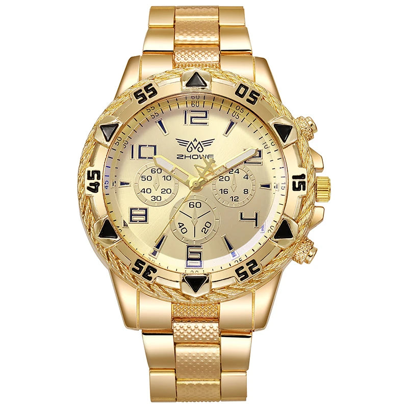 Mens Reloj Luxury Brand Watches For Mens Fashion High Quality Luxury Simple WristWatch Business Full Steel Sports Male Clock