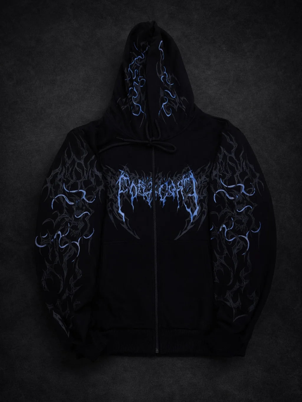 Men Women Y2K Gothic Grunge Hoodie Vintage Distressed Art Graphic Sweatshirt Oversize Streetwear Hip Hop Darkwear Pullover US