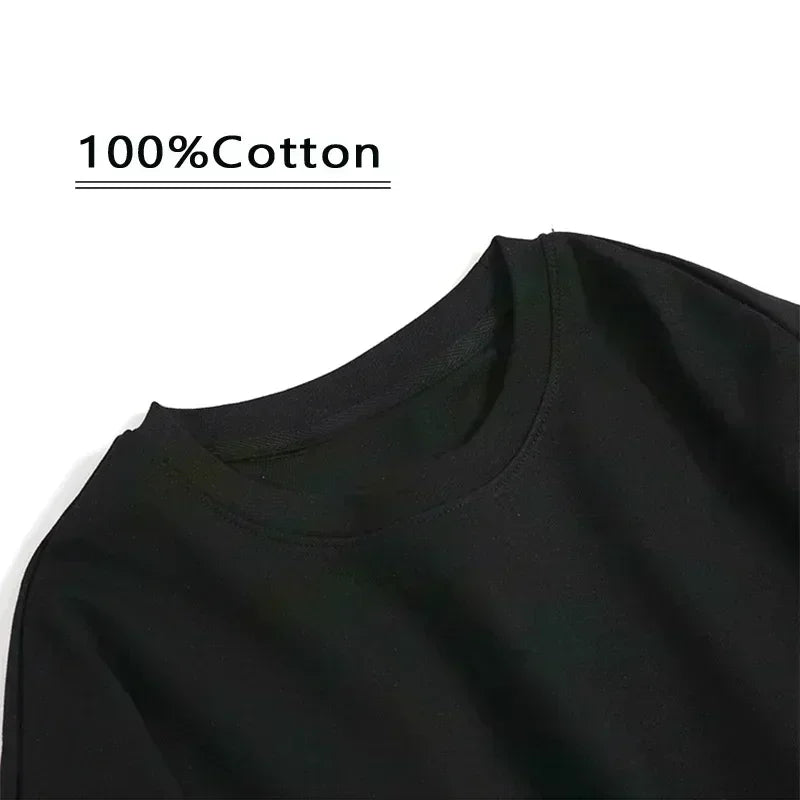 American High Street Fashion Clothing Street Hip-hop Retro Skull Fashionable Loose T-shirt Men Harajuku Y2K Casual Short Sleeves