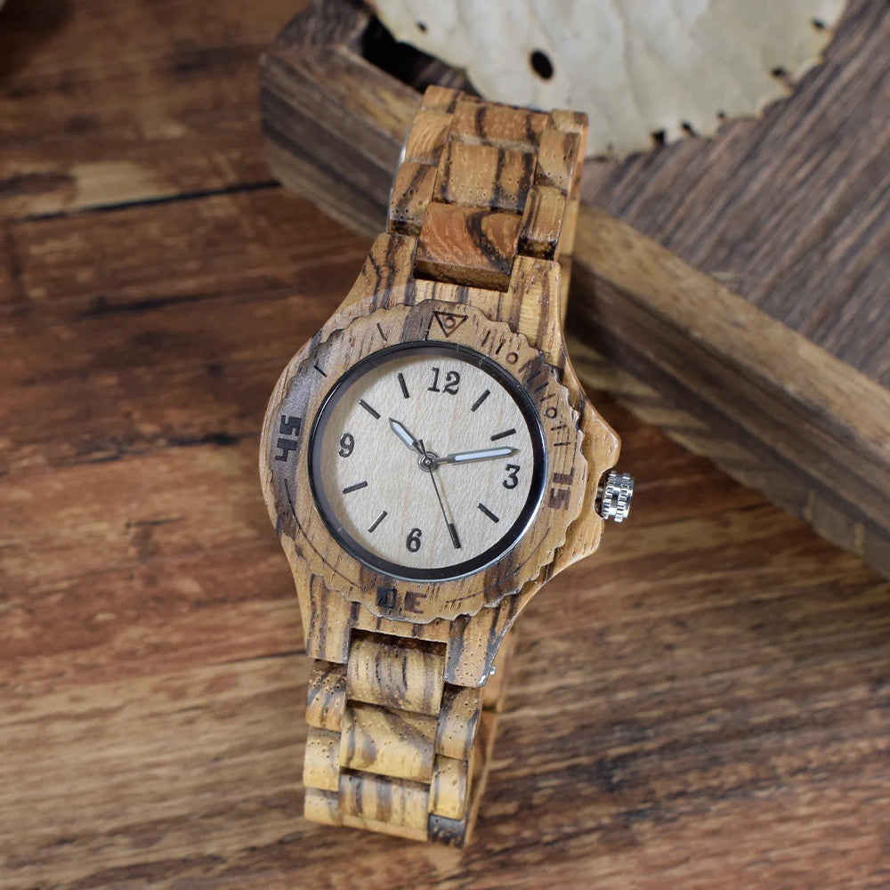 Wooden Watches  Natural Handmade Wood Watch with Gift For Women