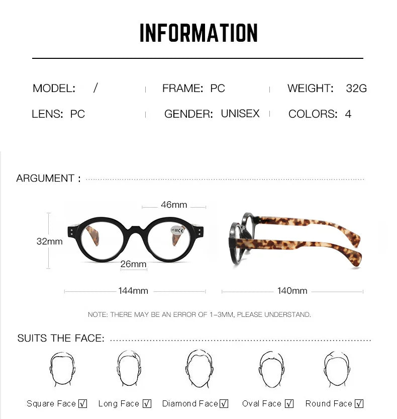 YOOSKE Trendy Design Reading Glasses Style Fashion Anti-Blue Light High Quality Prescription Eyeglasses Brand