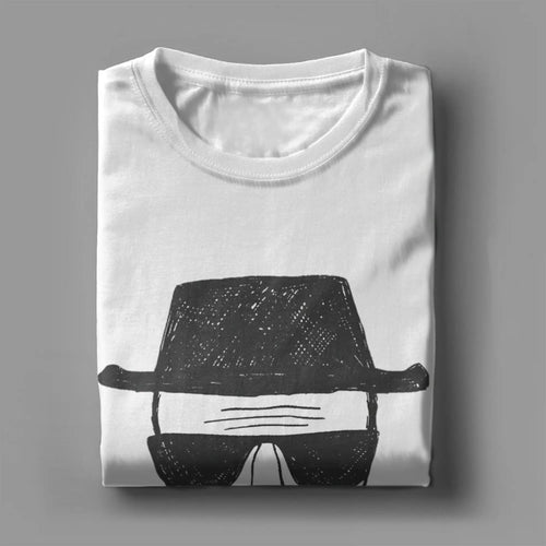 Breaking Bad  Heisenberg Drawing Merch Men Women T Shirt 100% Cotton Tee Printed  Tops T-shirt