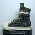 Men High Top Shoes Canvas Women Designer Sneakers Luxury Lace Up Zip High Street Autumn Flats Black Male Boots