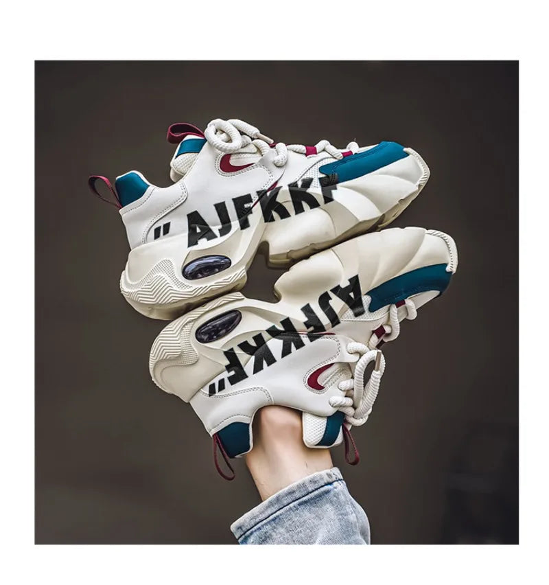 Sneakers for Men Fashion Versatile Men Comfortable Casual Shoes Thick-soled Height-increasing Men Shoes Tênis Zapatillas Deporte