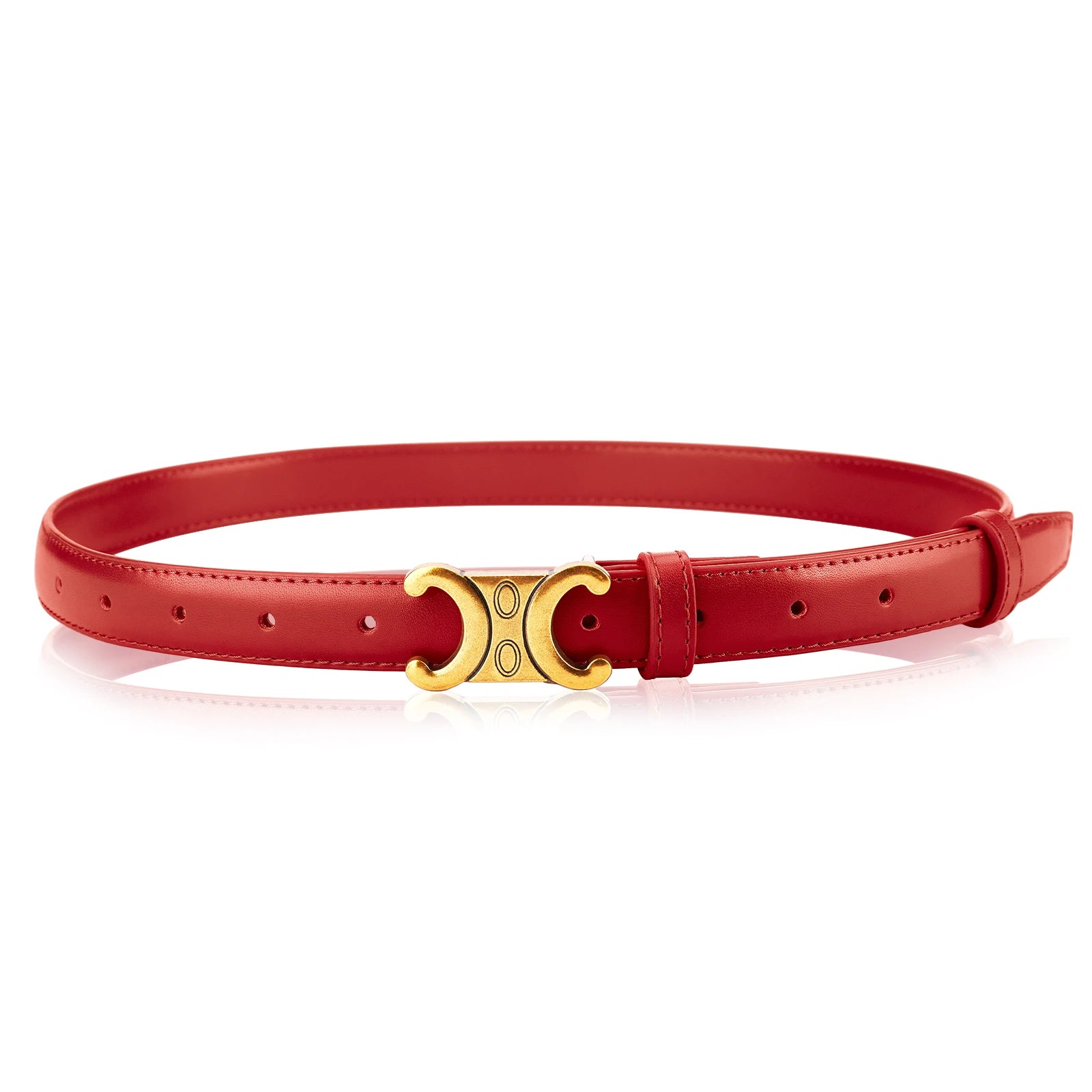 Luxury women's belts fashionable and versatile designer belts retro belts to match dresses and jeans