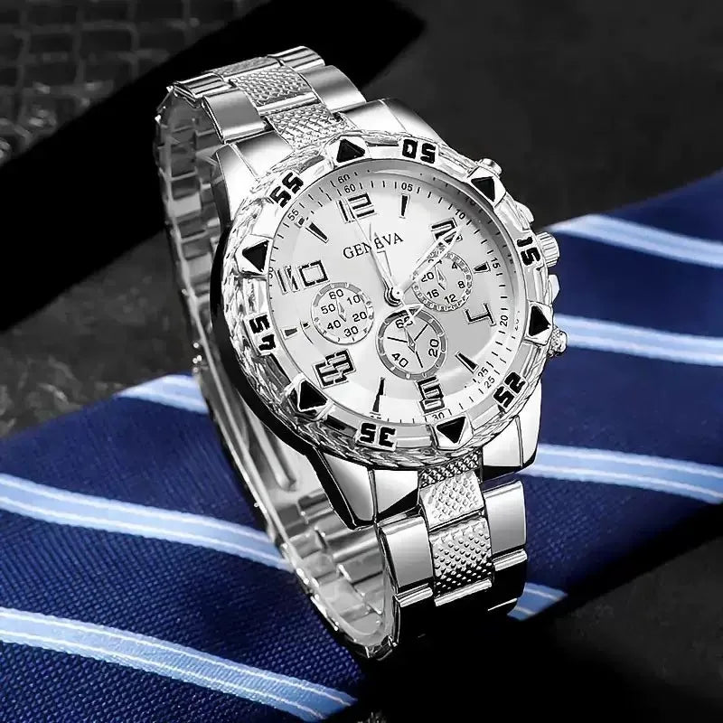Mens Watches Luxury Brand Watches for Mens Fashion High Quality Luxury Simple WristWatch Business Full Steel Sports Male Clock