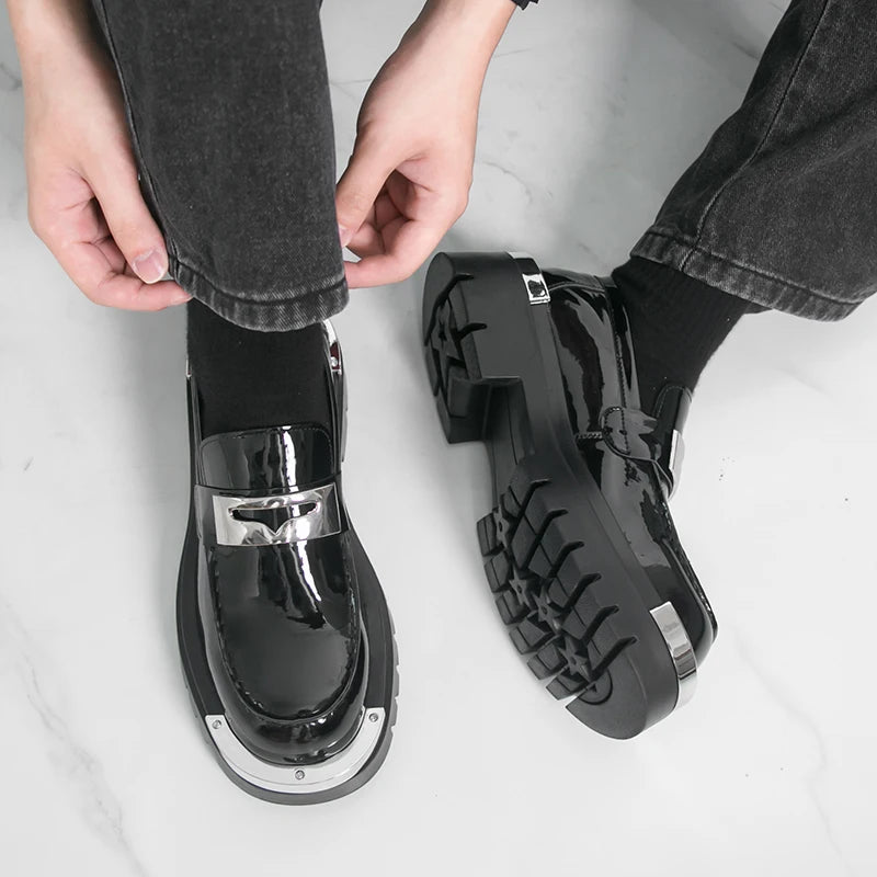 Spring Summer Mens Loafers Casual Leather Man Shoes Handmade Mocasines Slip-On Driving Shoes Outdoor Boat Shoes Oxford Footwear