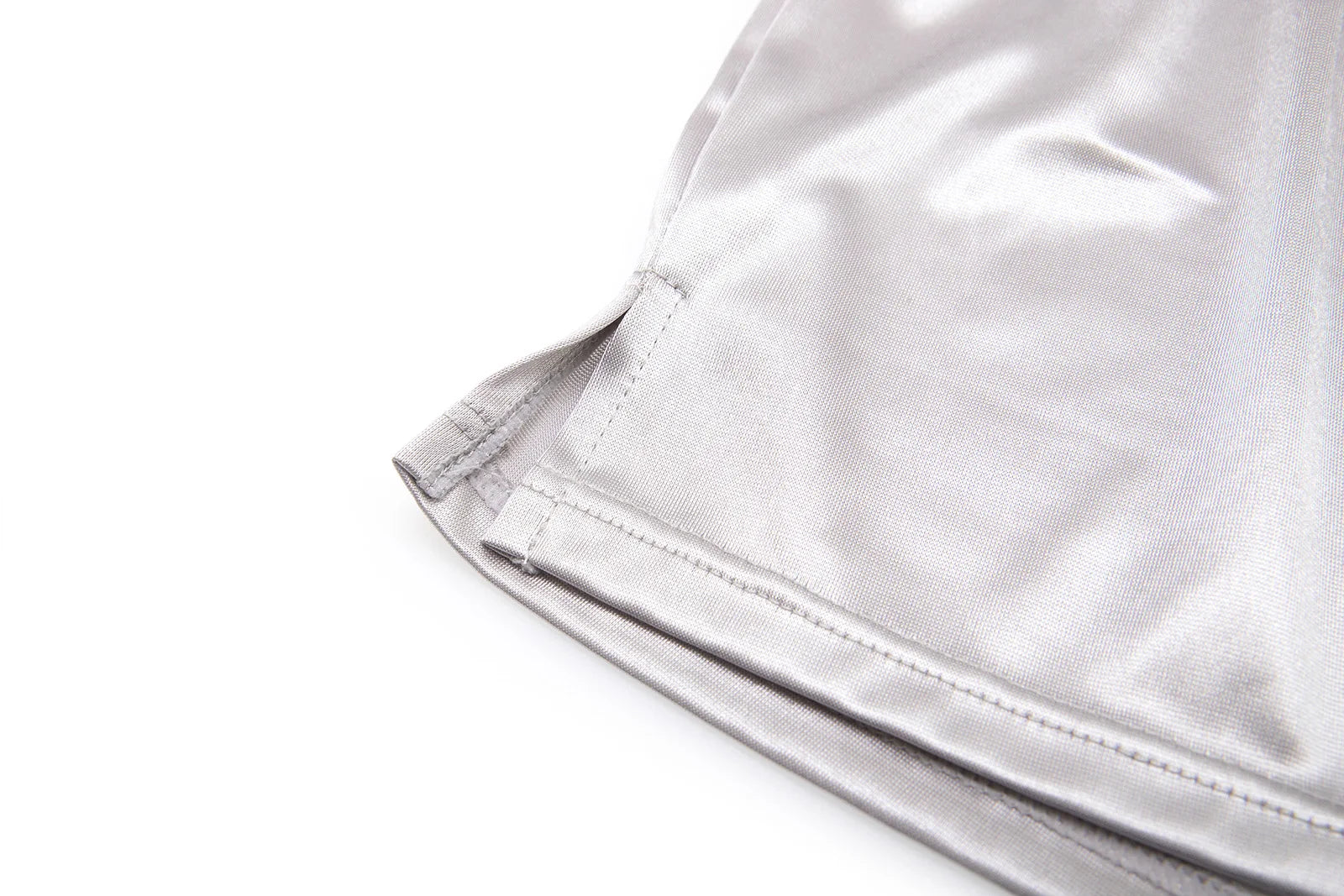 Men's Summer Silk Satin Solid Color Loungewear Shorts Casual Loose Home Pajamas Sleep Soft Bottoms Boxer Cool And Comfortable