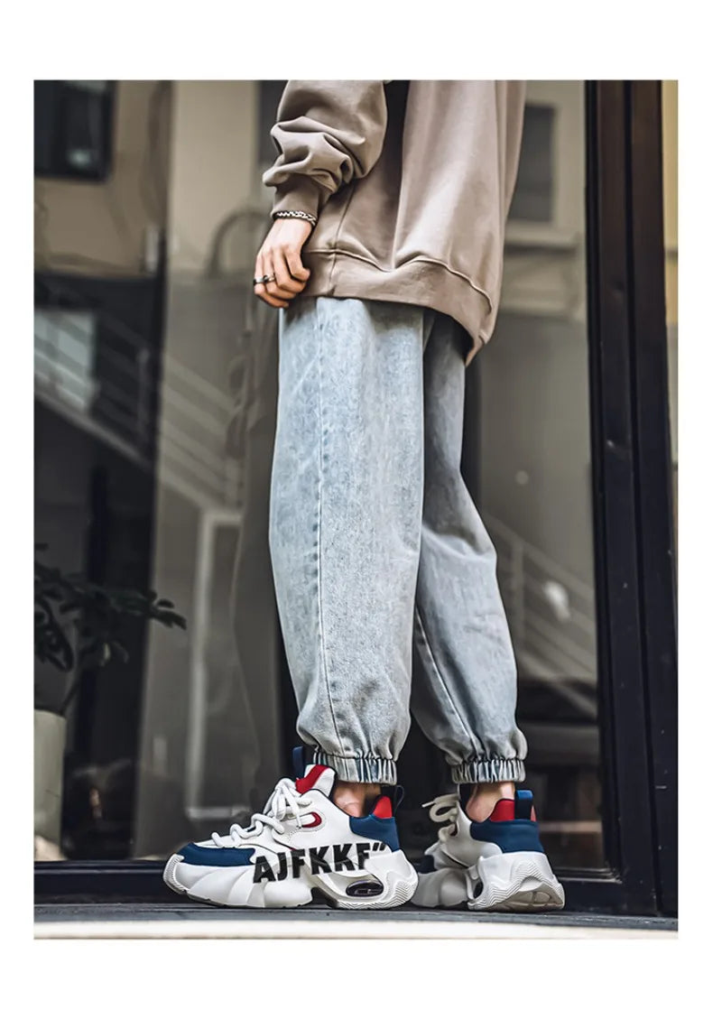Sneakers for Men Fashion Versatile Men Comfortable Casual Shoes Thick-soled Height-increasing Men Shoes Tênis Zapatillas Deporte