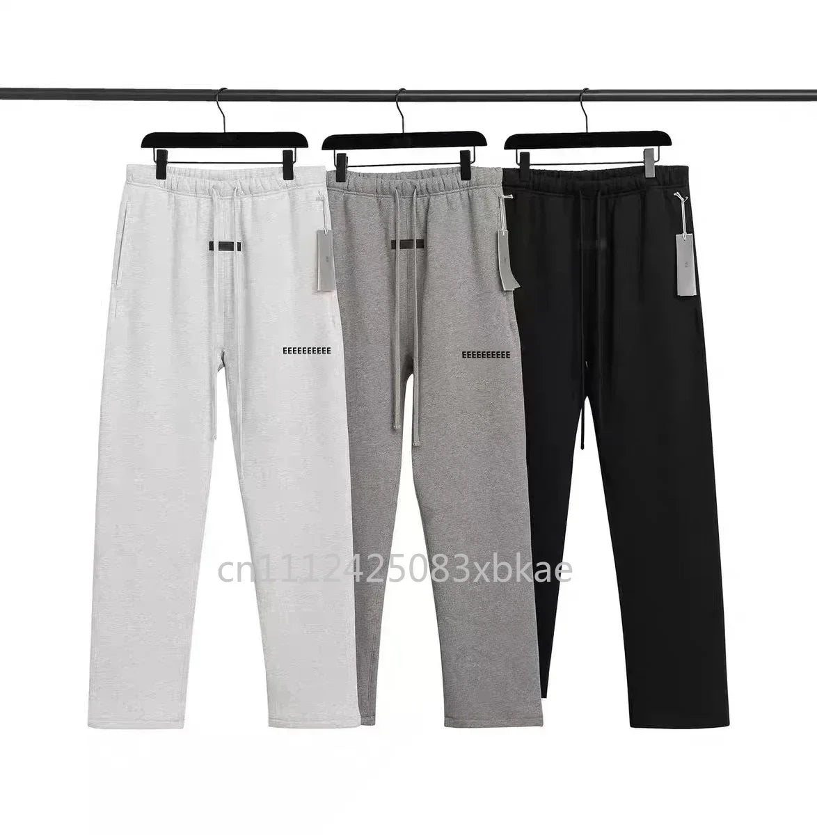 22SS Men's Pants Classic Design Men's Flocking Letter Logo Sweatpants Designer Brand Couple Loose Cotton Pants